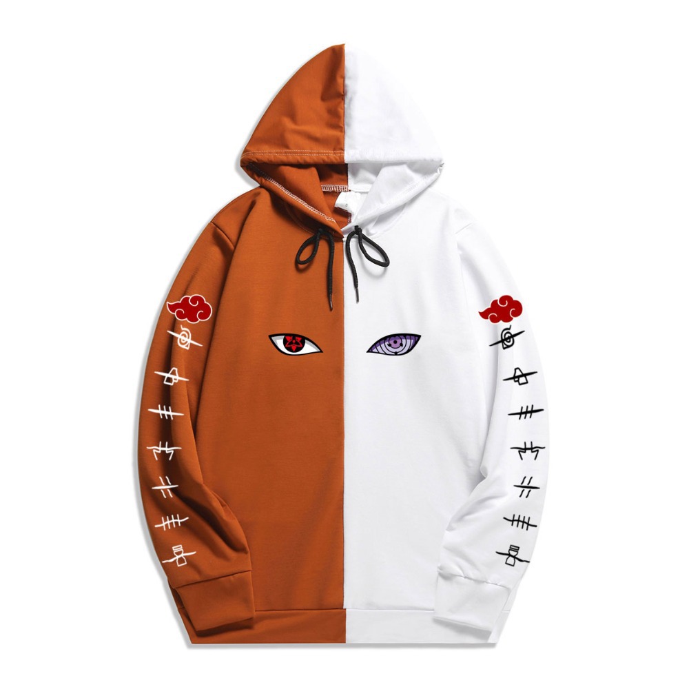 Cross-border spring and autumn tide brand Naruto thin section Naruto Xiao organization sweater loose men's and women's splicing hooded jacket - Image 8