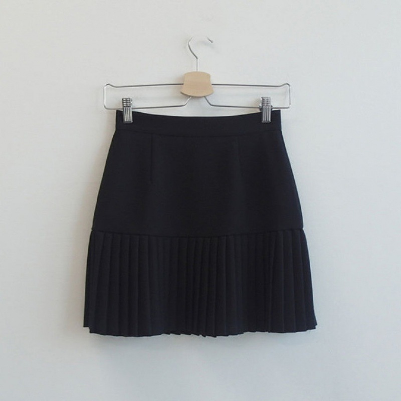 Chiffon shirt suit female spring and autumn temperament two-piece design double-layer doll collar top half-length pleated skirt - Image 8