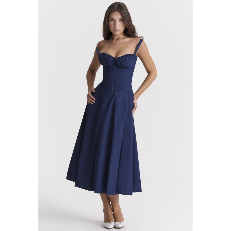 Women's Solid-Color Suspender Dress - Image 12