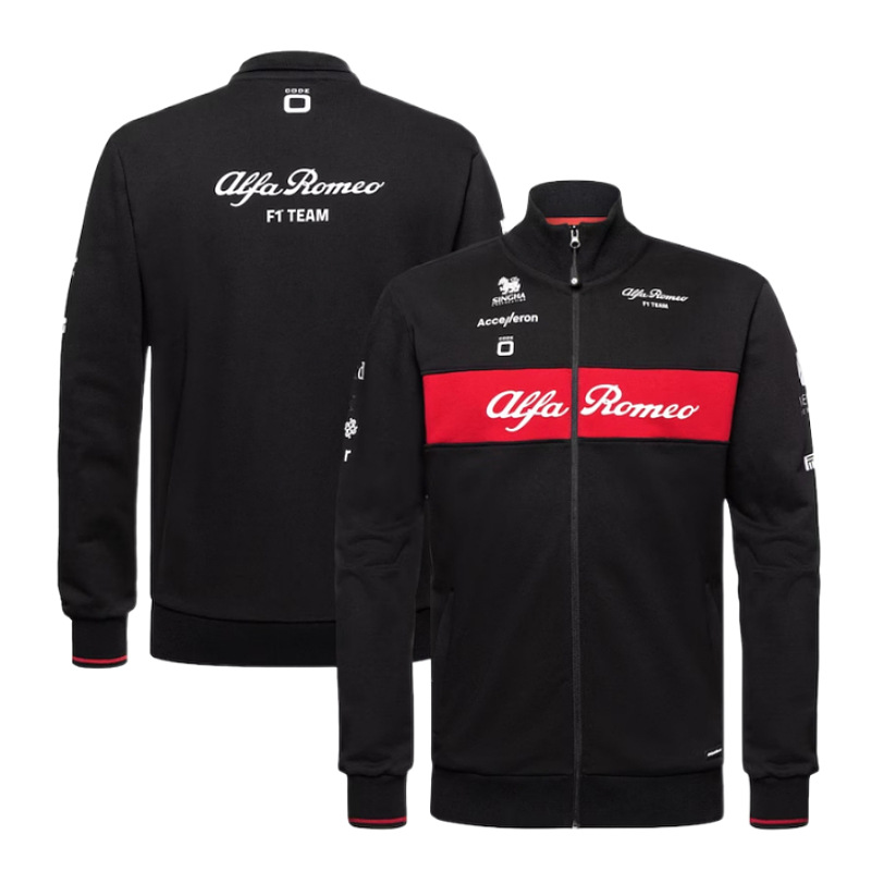Cross-border new F1 peripheral racing suit fleece sweatshirt team long-sleeved stand-up collar warm sports cycling off-road sweatshirt - Image 8