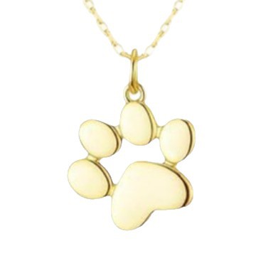 Cross-border best-selling titanium steel creative pet cat paw and dog paw pendant necklace, women's personalized and simple clavicle chain jewelry - Image 5