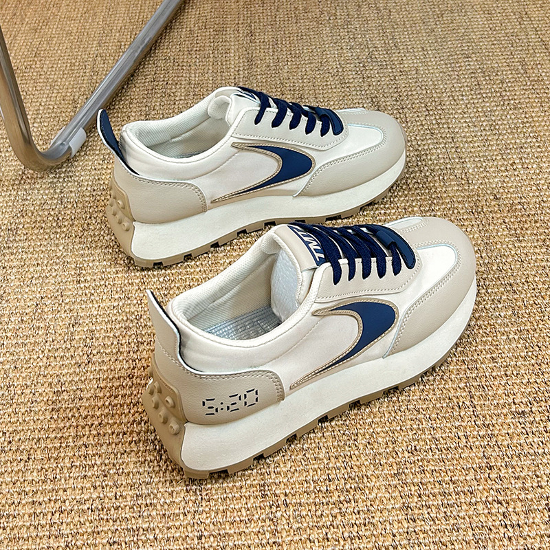 ins Korean version of Forrest Gump shoes for women 2024 spring new style student running sports versatile height increasing dad shoes 232-10 - Image 6