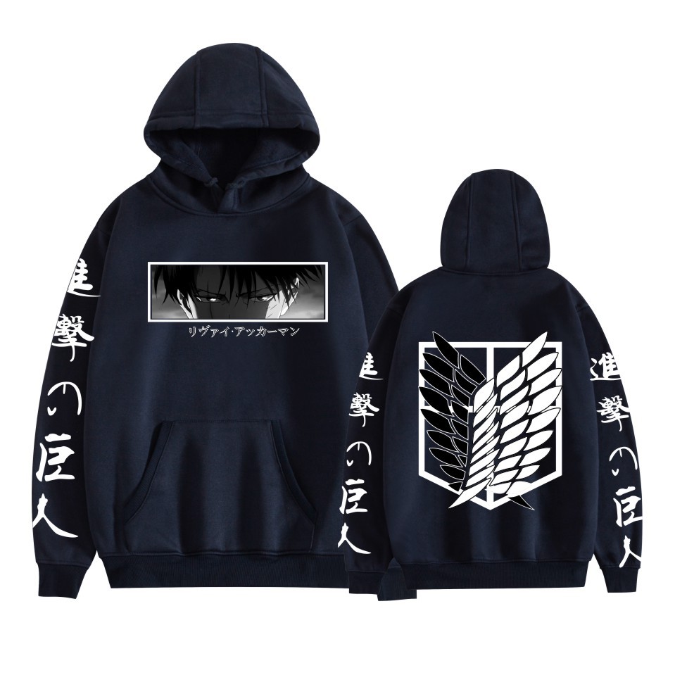 Mao Chunqiu hooded sweatshirt Attack on Titan peripheral European size cross-border hot-selling printed pullover for men and women - Image 14