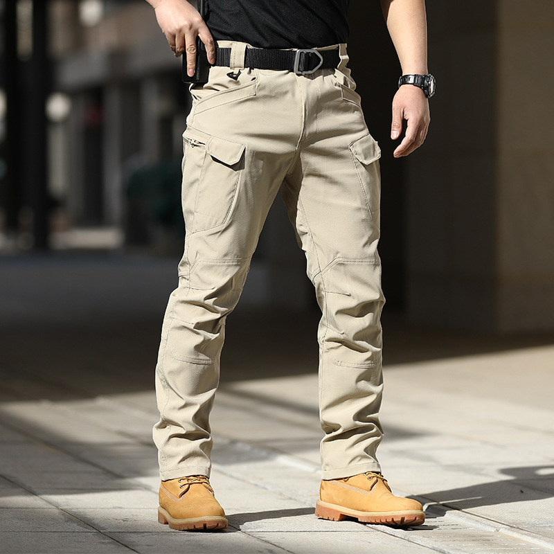 IX7 Tactical Pants Special Forces Training Pants Spring and Autumn Outdoor Elastic Work Pants Loose Soft Shell Charge Pants Waterproof IX9 - Image 13