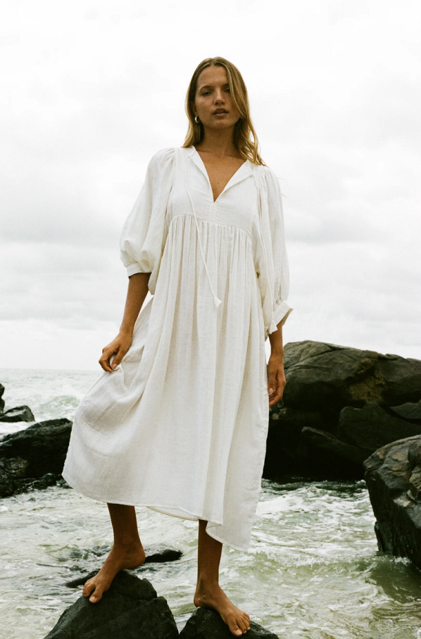 Cross-border fashion spring and autumn women's plus size loose long lantern sleeve casual sweet fresh girl style dress, - Image 7