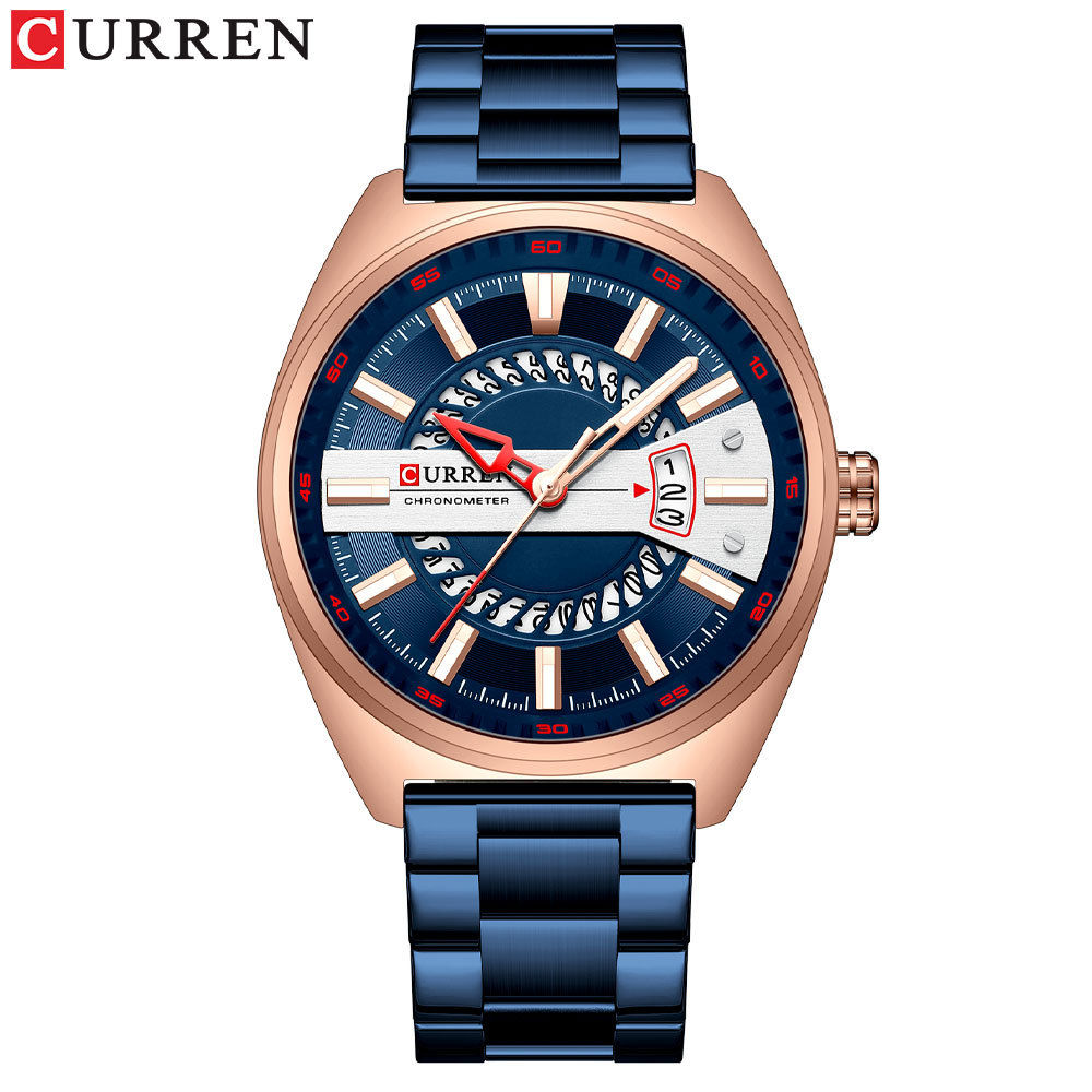 Curren/Karuien 8403 men's watch calendar steel belt quartz watch business casual men's watch - Image 5