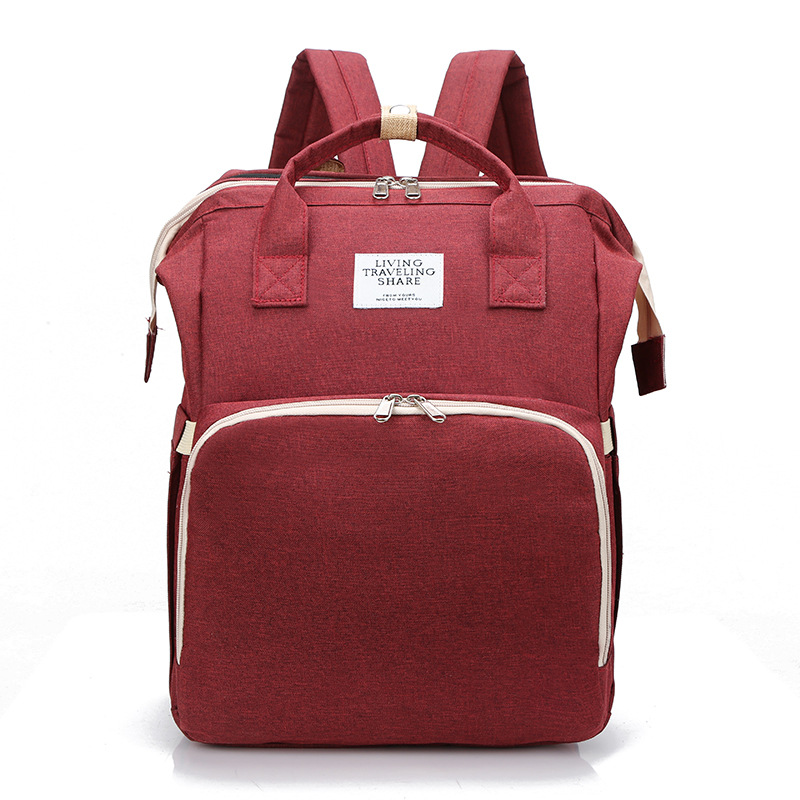 Mommy bag factory direct sales new mother and baby bag multifunctional diaper bag mommy bag cross-border diaper pad insulation bag shoulder - Image 9