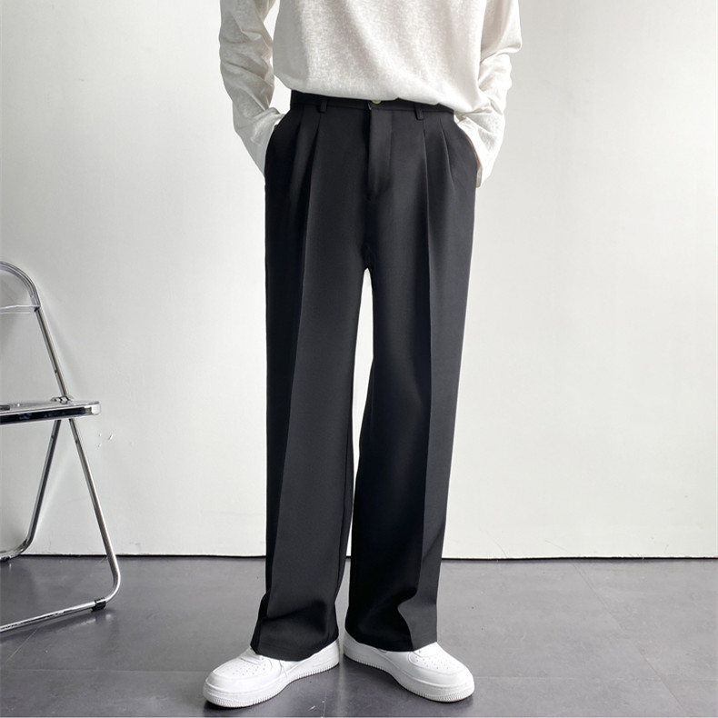 Autumn and winter 2023 new drape straight suit pants men's loose Korean casual wide-leg trousers mopping pants - Image 8