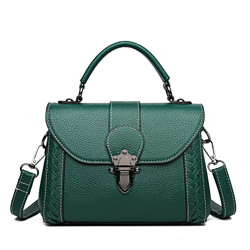 Women's bags 2023 new retro simple shoulder bag soft leather texture large capacity fashion handbag messenger bag for women - Image 8