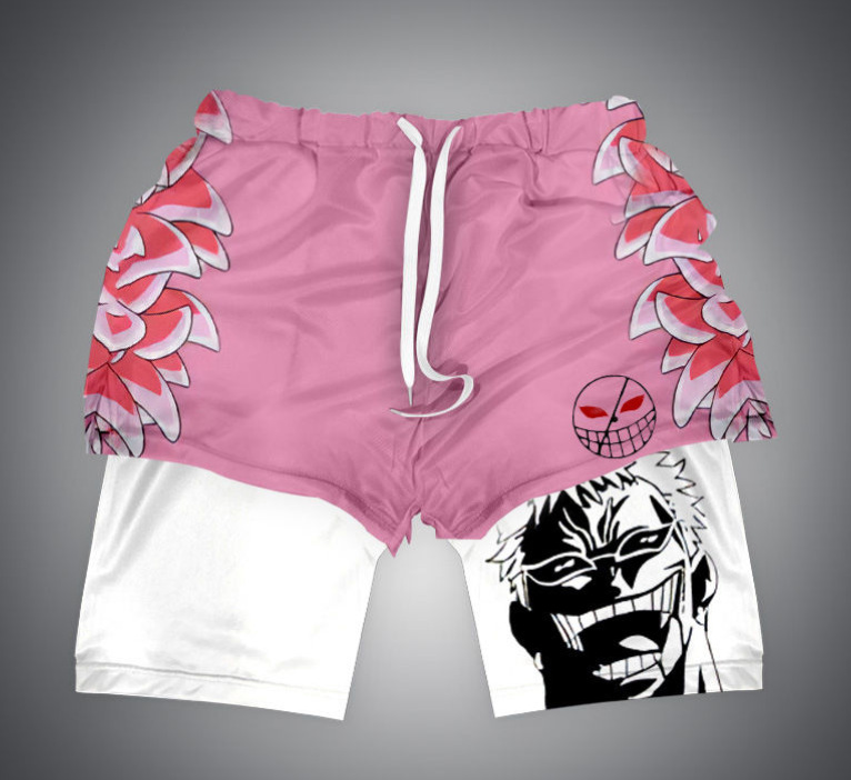 Dragon Ball series shorts 3D digital printing adult double-layer beach shorts Amazon cross-border e-commerce hot-selling factory - Image 12