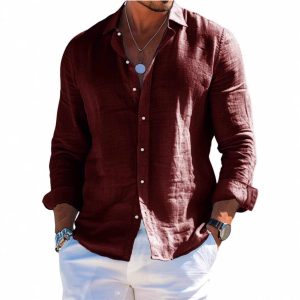 Hawaiian 3D Print Shirt, Amazon Independent Store Bestseller, Lapel Beach Long-Sleeve Shirt