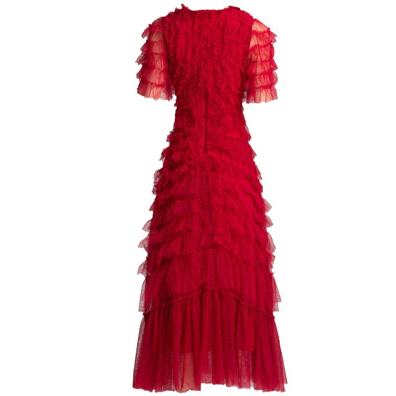 2023 new cross-border summer French chic beautiful slim long skirt super fairy dress for women - Image 6