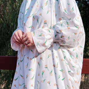 2022Loriya Amazon Ebay Dubai Turkish Middle Eastern Print Dress Robe LR545