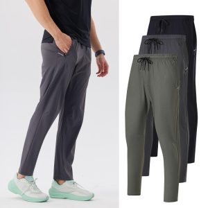 Dijia-style outdoor quick-drying pants, water-repellent and windproof, men's autumn and winter hiking and skiing long pants, casual running pants.