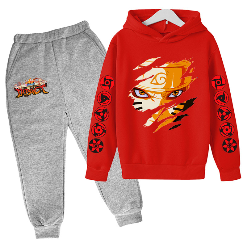 Naruto Printed - Children's Hoodie Sets -suit - Image 14