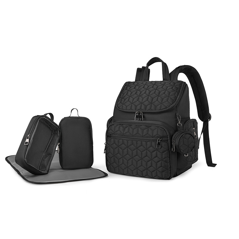 New cross-border European and American five-piece mother and baby bag, fashionable and high-quality mother bag for commuting - Image 10