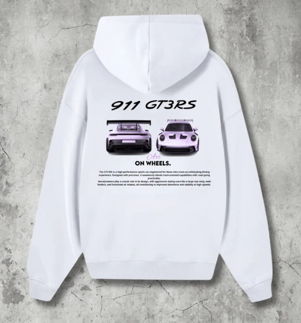 StreetcarHoodiePrintsMen Car Print Trendy Hoodie Loose Casual Versatile Hoodie - Image 52