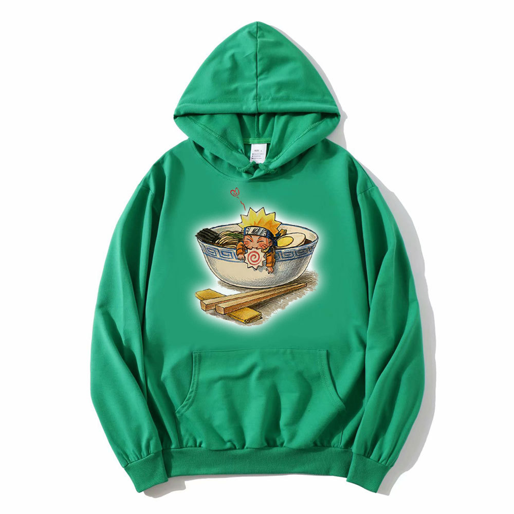 Cross-border hot sale personalized custom Naruto Naruto men and women loose hooded sports sweater wholesale - Image 8
