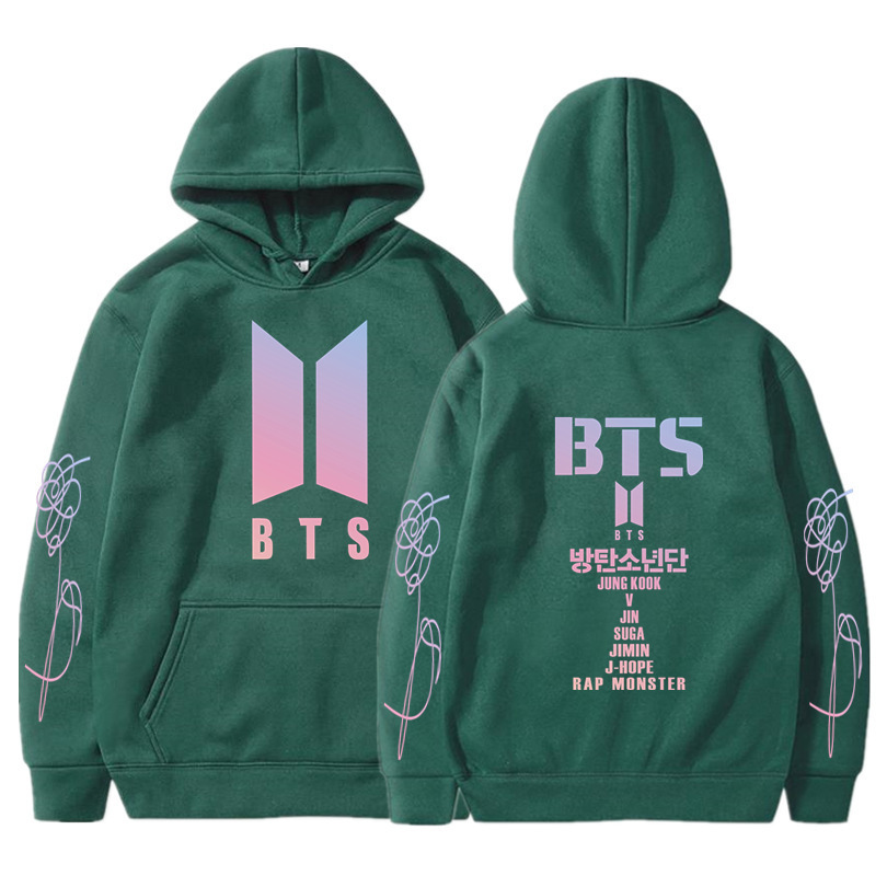 Amazon cross-border new European and American trendy brand peripheral youth group printed hooded velvet sweatshirts for men and women sports sweatshirts - Image 6