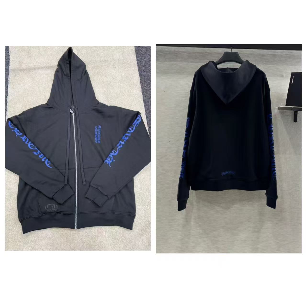 2026 New Cross-Border CH Hoodie Cross Horseshoe Couple Zipper Hooded Sweatshirt Jacket Trendy Brand 30/1 - Image 6