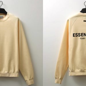 High-end original goods Essentials sweater round neck trendy brand loose Fog high street European and American thin velvet spring and autumn clothing