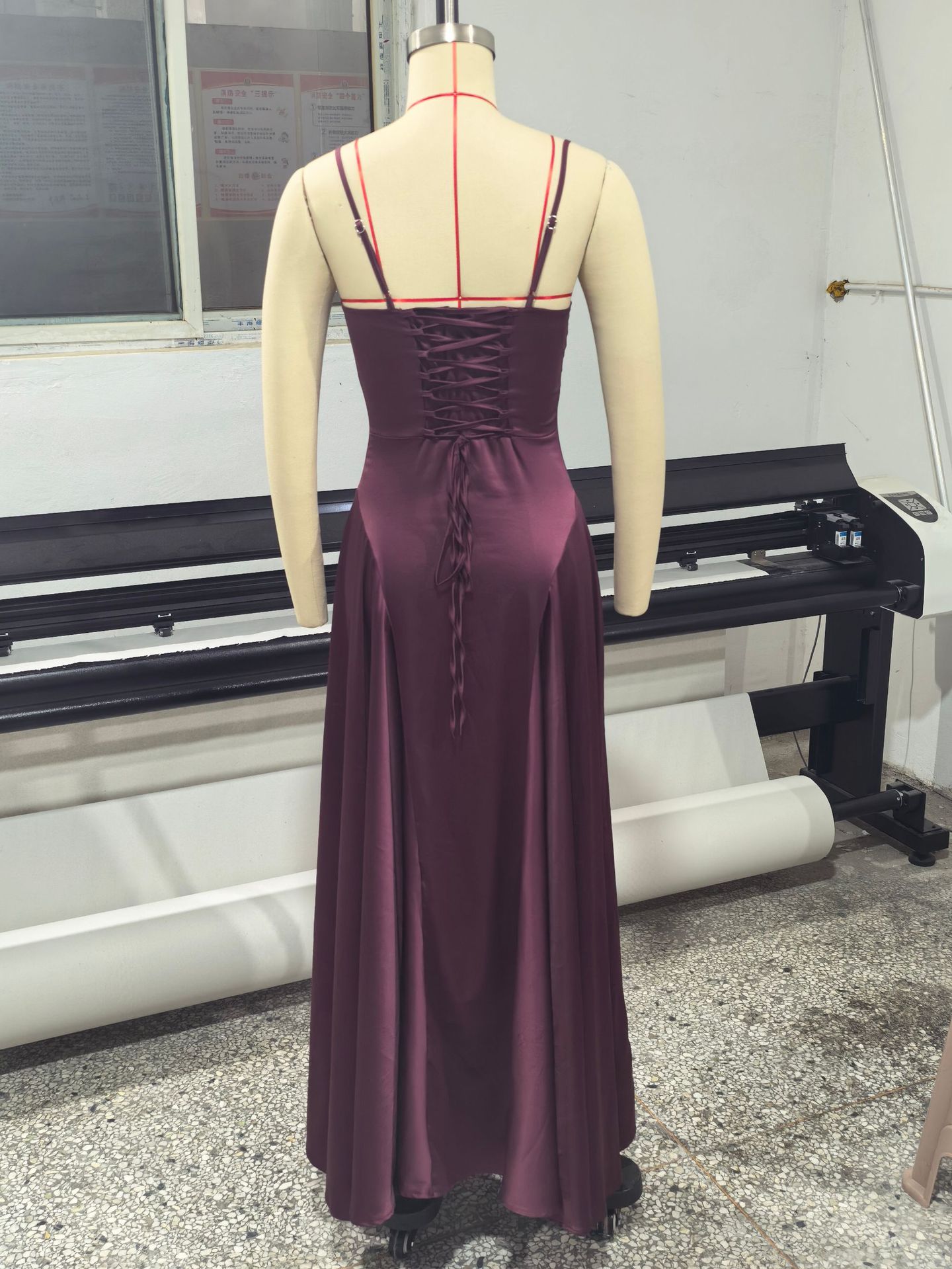 Women's Satin Strapless Bodycon Dress - Image 32