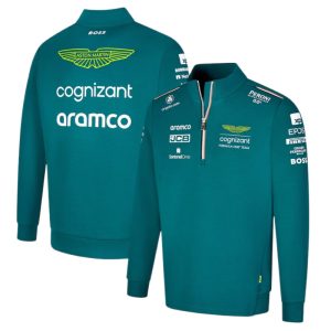 Cross-border new F1 peripheral racing suit fleece sweatshirt team long-sleeved stand-up collar warm sports cycling off-road sweatshirt