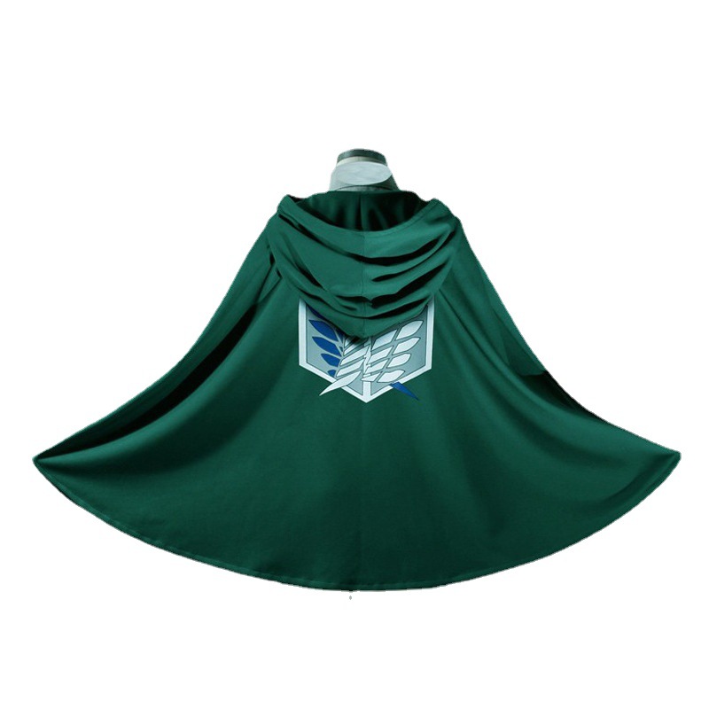 Attack on Titan cos suit Hulk Halloween cloak cape anime costume Survey Corps complete set - Image 4