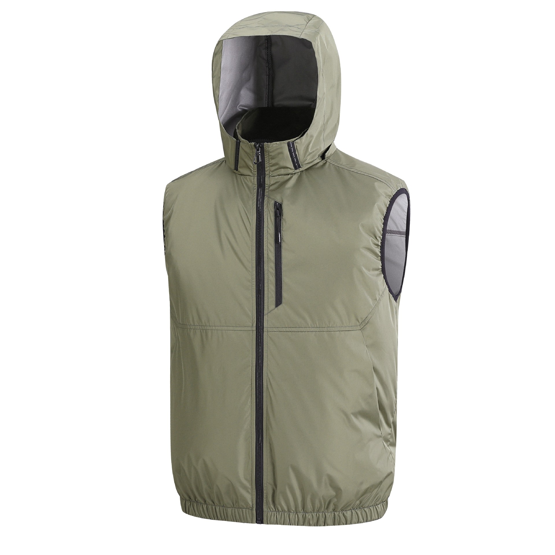 Fan suits for summer, multiple air conditioning suits, high-tech large fans for cooling, camouflage construction site fishing vests for men, cross-border supply - Image 16