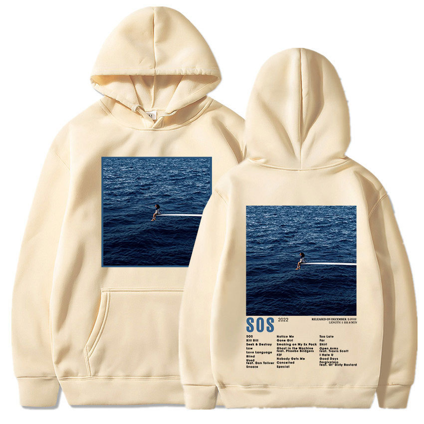 SZA New Music Album SOS Graphic Hoodie Men Women Fashion Vin - Image 12