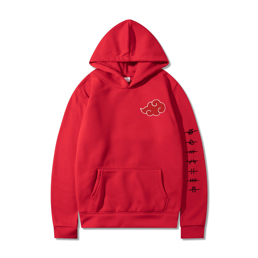 2021 European and American tide autumn and winter Japanese anime Naruto hooded sweater suit men and women couples - Image 2