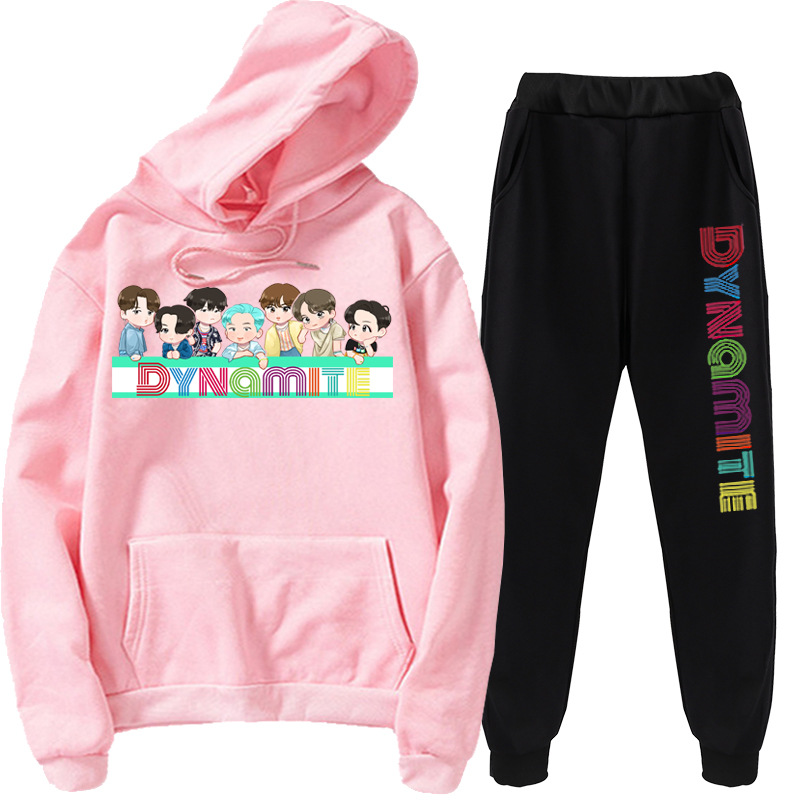 New kpop youth hoodie Korea Youth League new album Dynamite hoodie set - Image 24