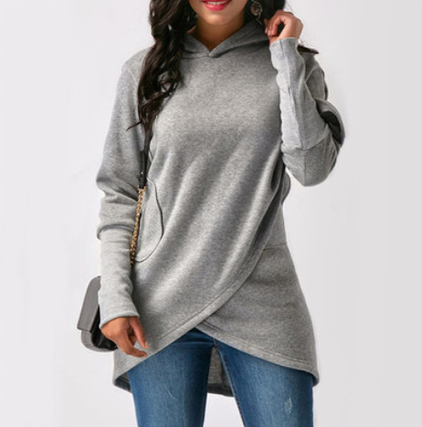 Across Amazon AliExpress Women's New European and American Popular Long Sleeve Sweater Women's Top Hoodie - Image 7