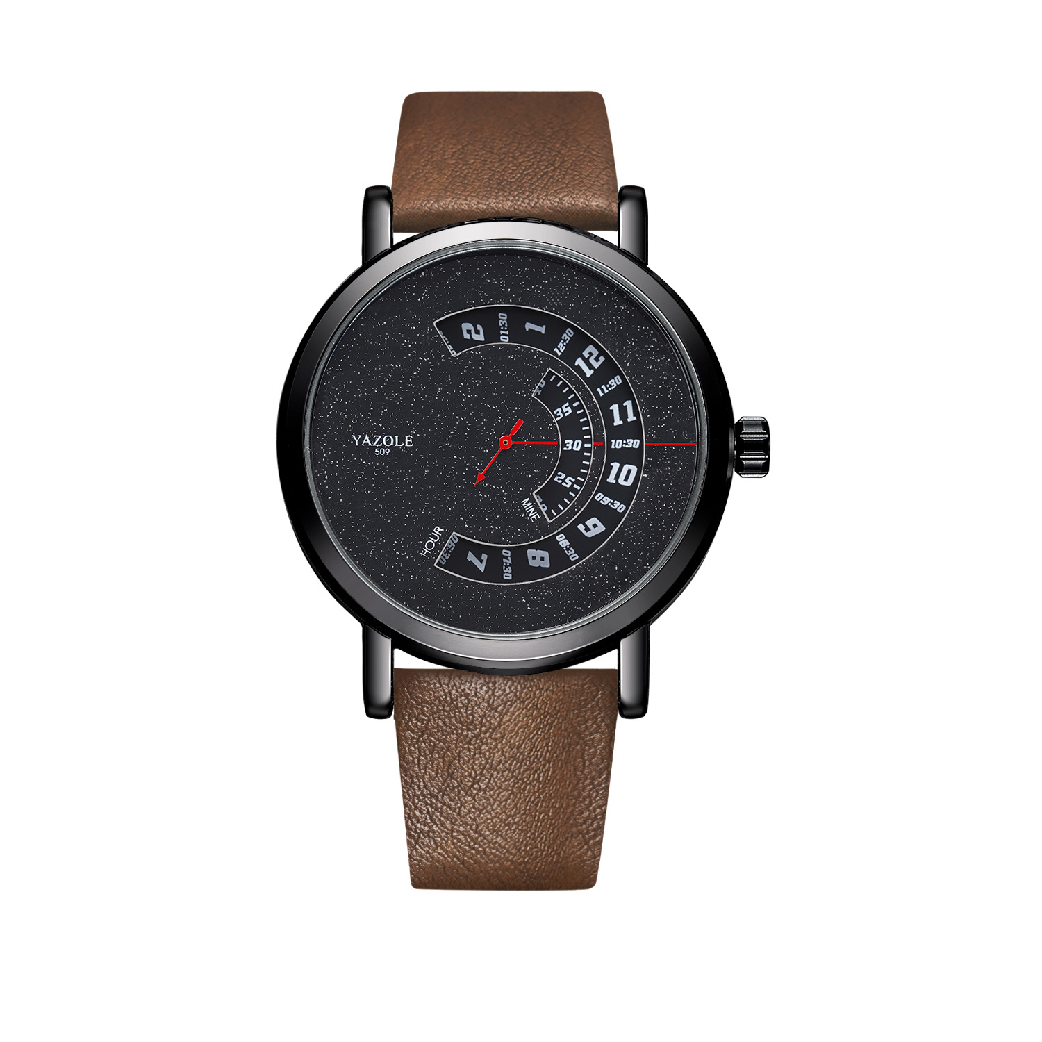 Yazole 509 Cross-border Fashion Turntable Watch Men Waterproof Men's Quartz Watch Men's Watch Watch Wholesale - Image 3