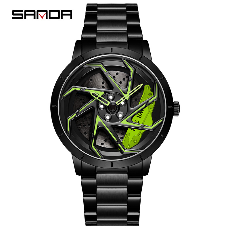 Sanda new 1088 mesh strap youth personality fashion trend waterproof student male quartz watch factory wholesale - Image 10