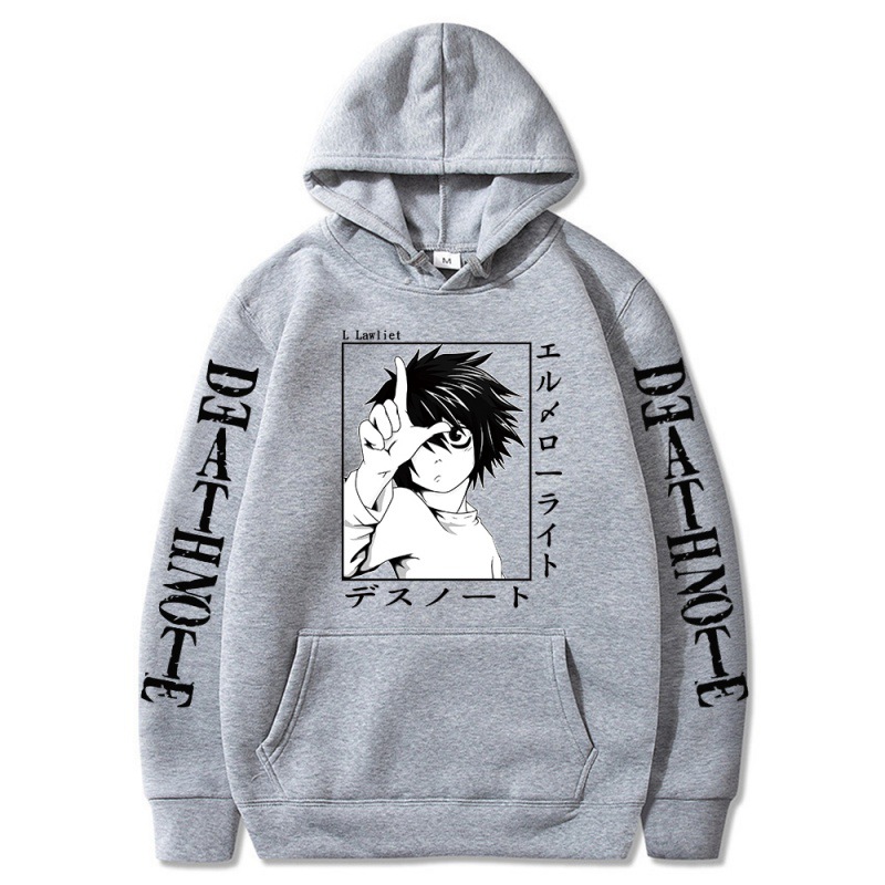 Japanese anime death note creative new student casual sweatshirt - Image 8