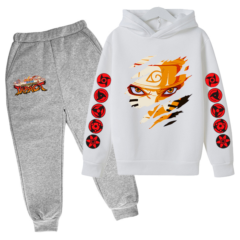 Naruto Printed - Children's Hoodie Sets -suit - Image 3