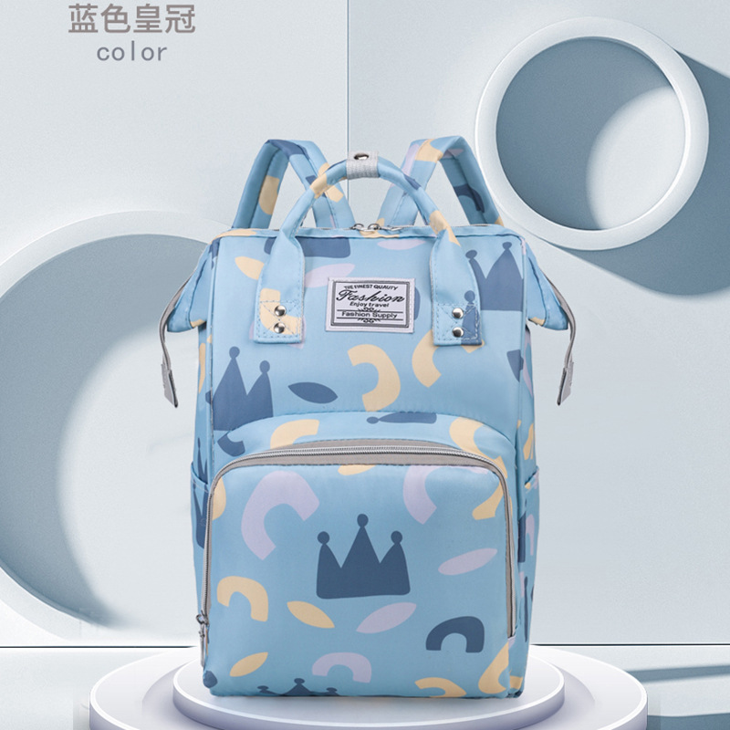 15 color printing mommy bag new fashion mother and baby bag for mom to go out and take the baby large capacity mommy bag gift list - Image 14