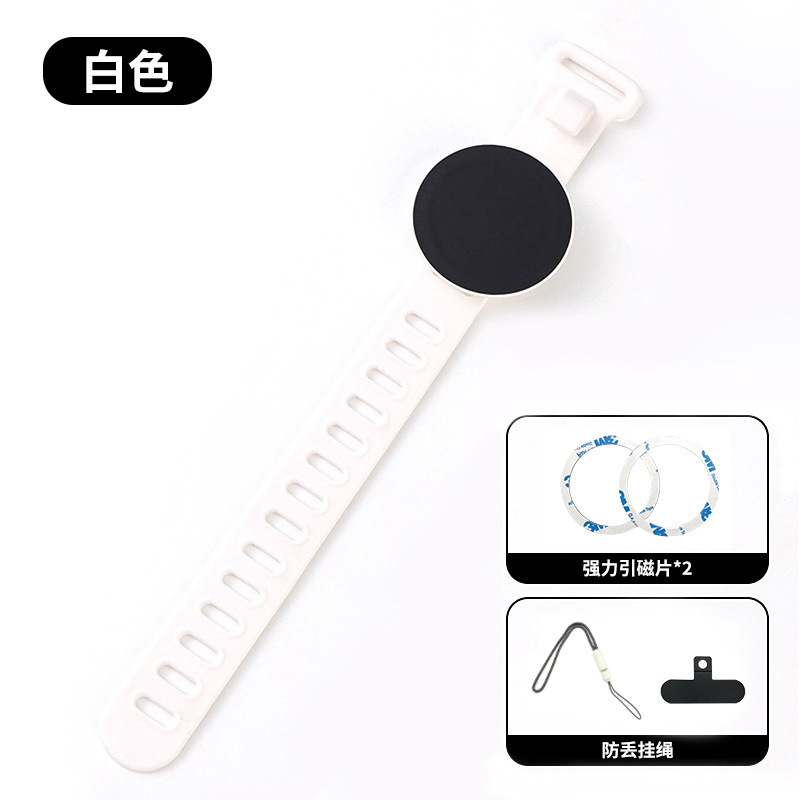 Double-sided magnetic phone wristband holder, gym strong magnetic cycling live streaming Magsafe motorcycle bedside holder - Image 6
