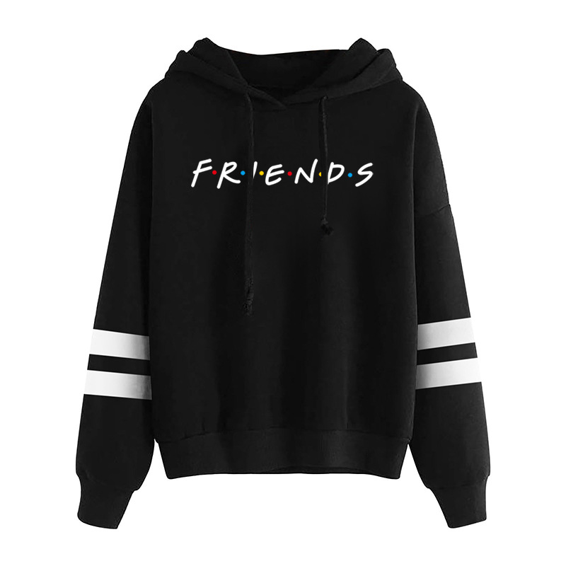 Amazon AliExpress wish foreign trade women's clothing autumn and winter new hooded sweatshirt printed plus velvet women's hot sale wholesale - Image 5