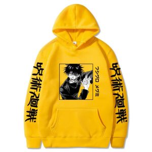 Jujutsu Kaisen Hoodie Hip Hop Anime Gojou Satoru Print Hooded Truien Tops Losse Lange Mouwen Harajuku Man Kleren