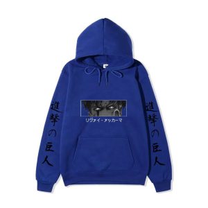 Japanese anime attack on Titan Attack on Titan printed men's and women's hooded sweatshirt sweater top