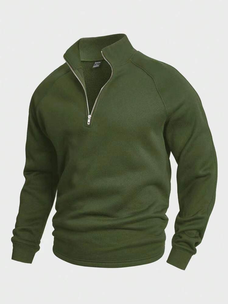 Zip-Neck Long-Sleeved Top - Image 7