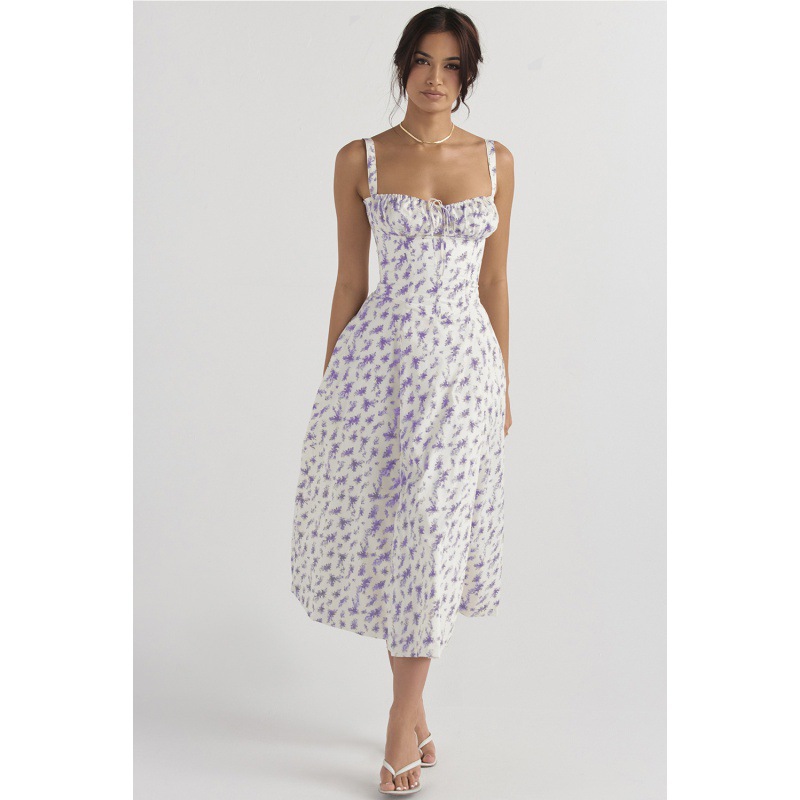 Women's Solid-Color Suspender Dress - Image 14