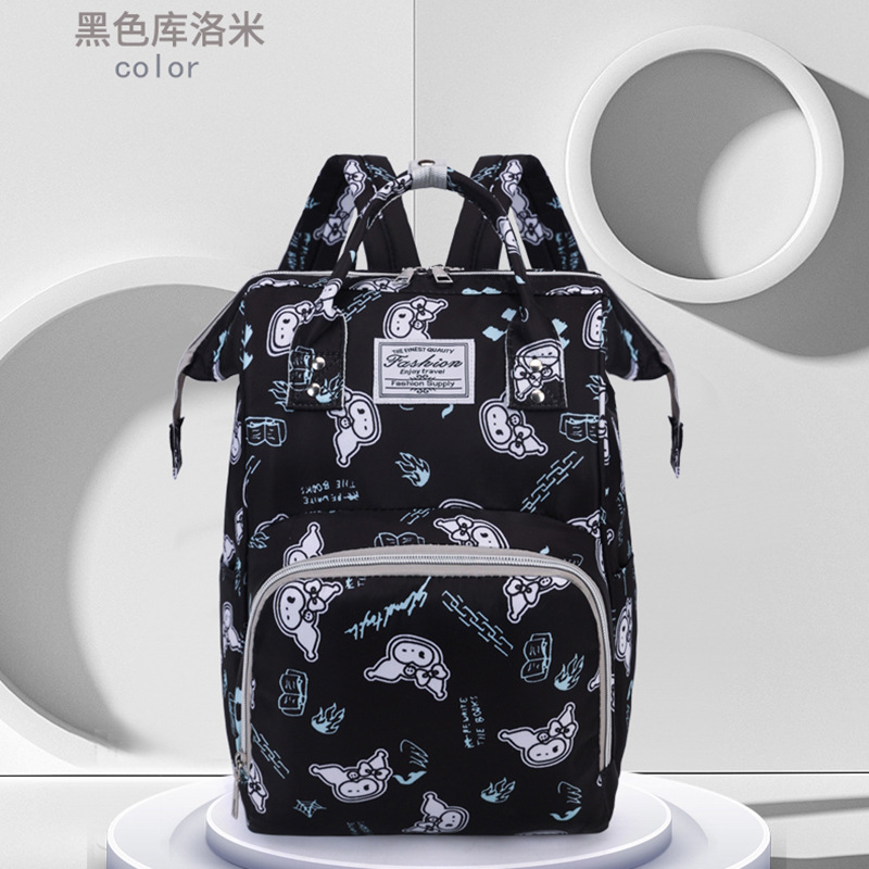 15 color printing mommy bag new fashion mother and baby bag for mom to go out and take the baby large capacity mommy bag gift list - Image 17