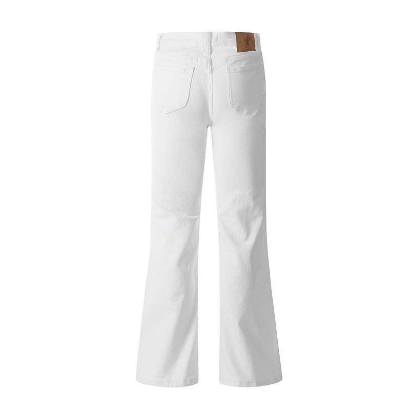 2025 new American vibe pants men's autumn high street flared black jeans boys slim straight versatile - Image 5