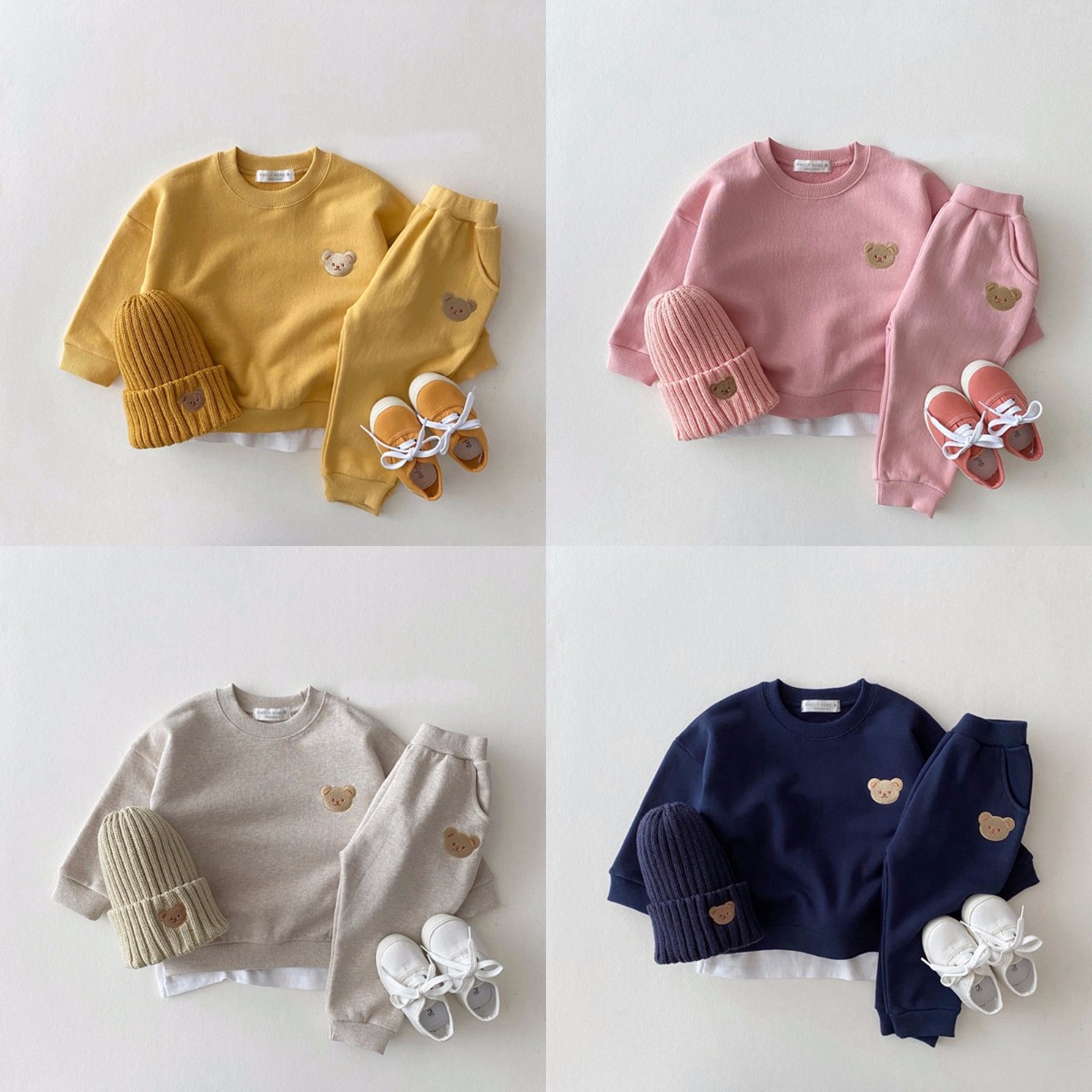 2023 Boys and Girls Baby Bear Round Neck Sweater Sports (Shoes and hats not included) - Image 3