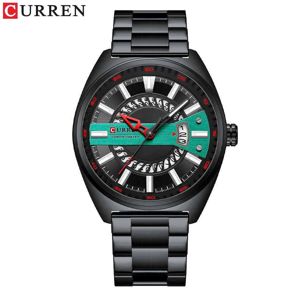 Curren/Karuien 8403 men's watch calendar steel belt quartz watch business casual men's watch - Image 10