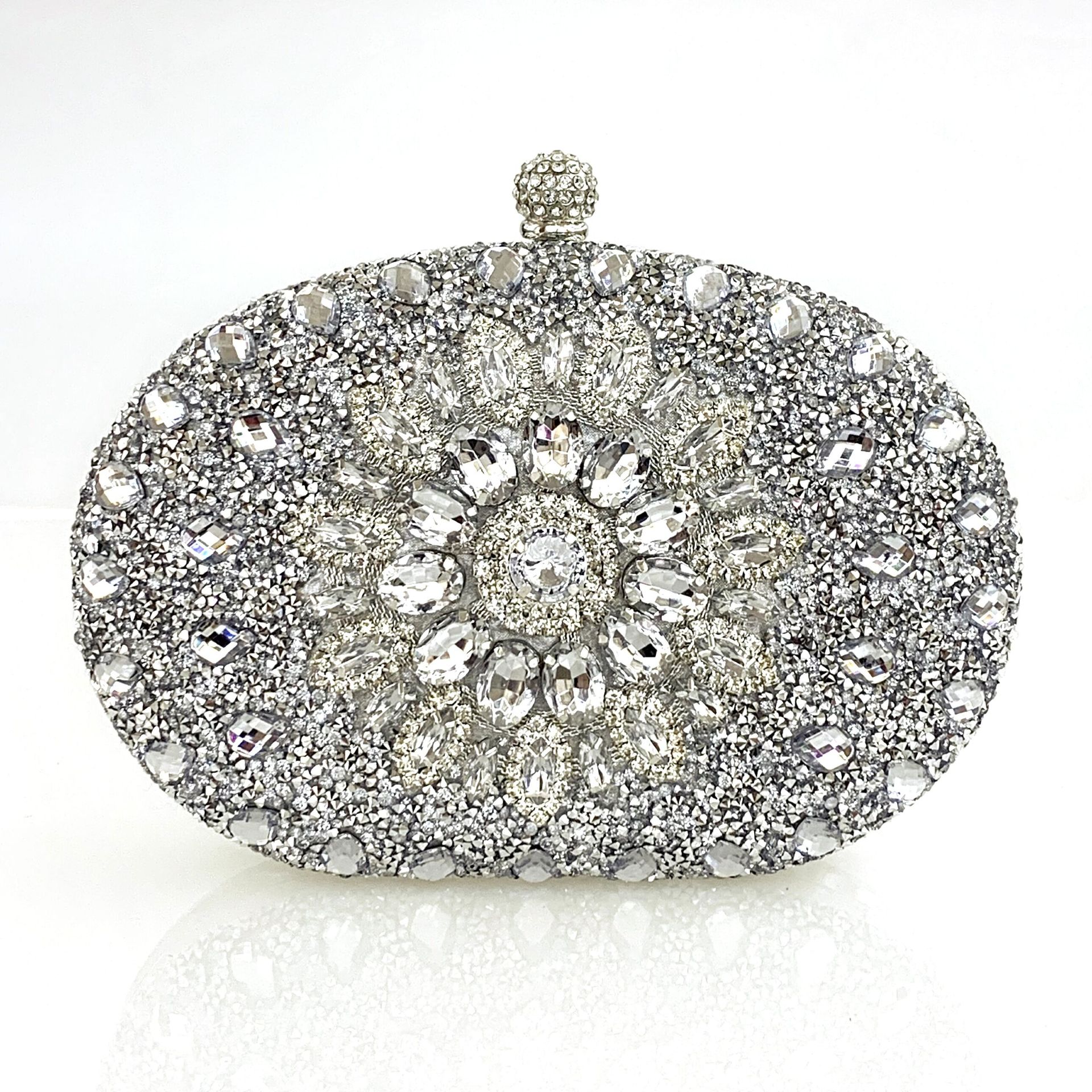 New Sunflower Diamond Buckle Fashion Dinner Bag Party Evening Versatile Hand Messenger Shoulder Bag Wedding Bag Female Bag - Image 4
