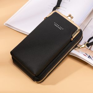 Mobile phone bag women's crossbody 2025 new simple large capacity card bag wallet integrated bag mini stylish small bag trend